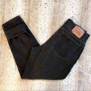 Vintage black Levi’s 512 💗